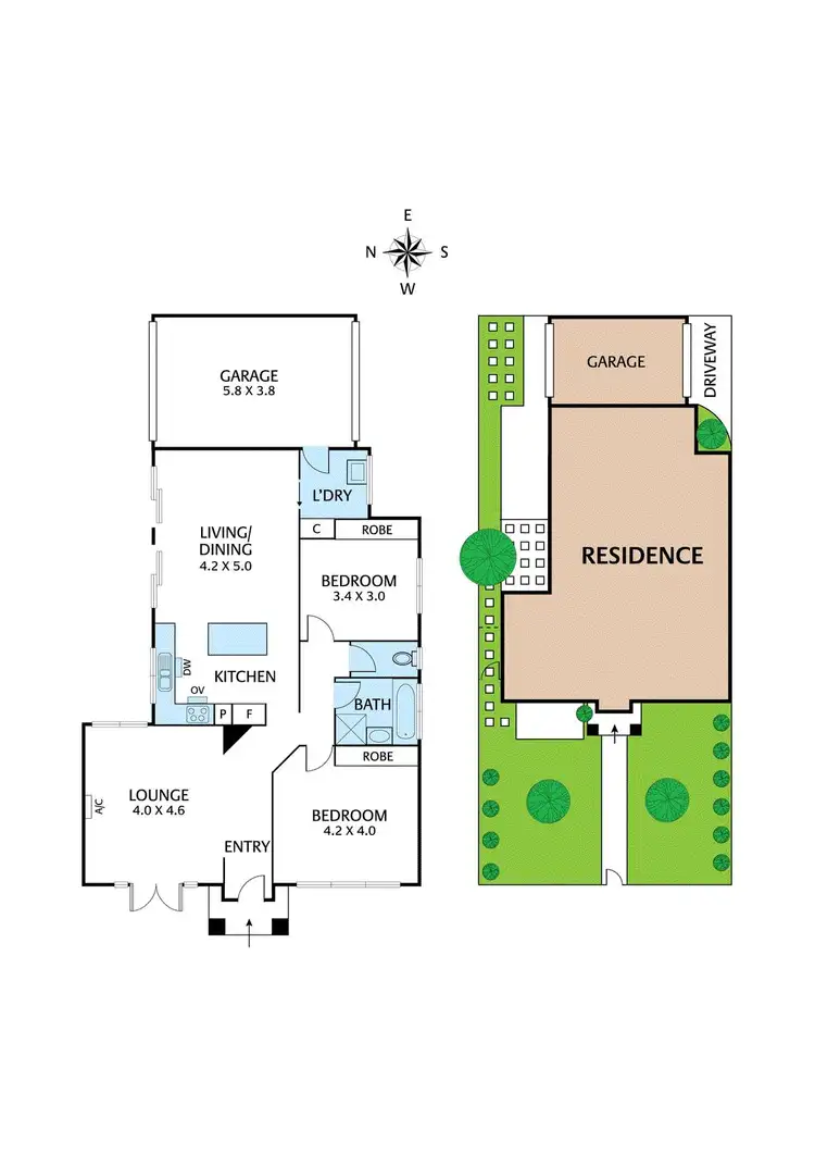Floorplan of Homely unit listing, 1/100 Porter Road, Heidelberg Heights VIC 3081