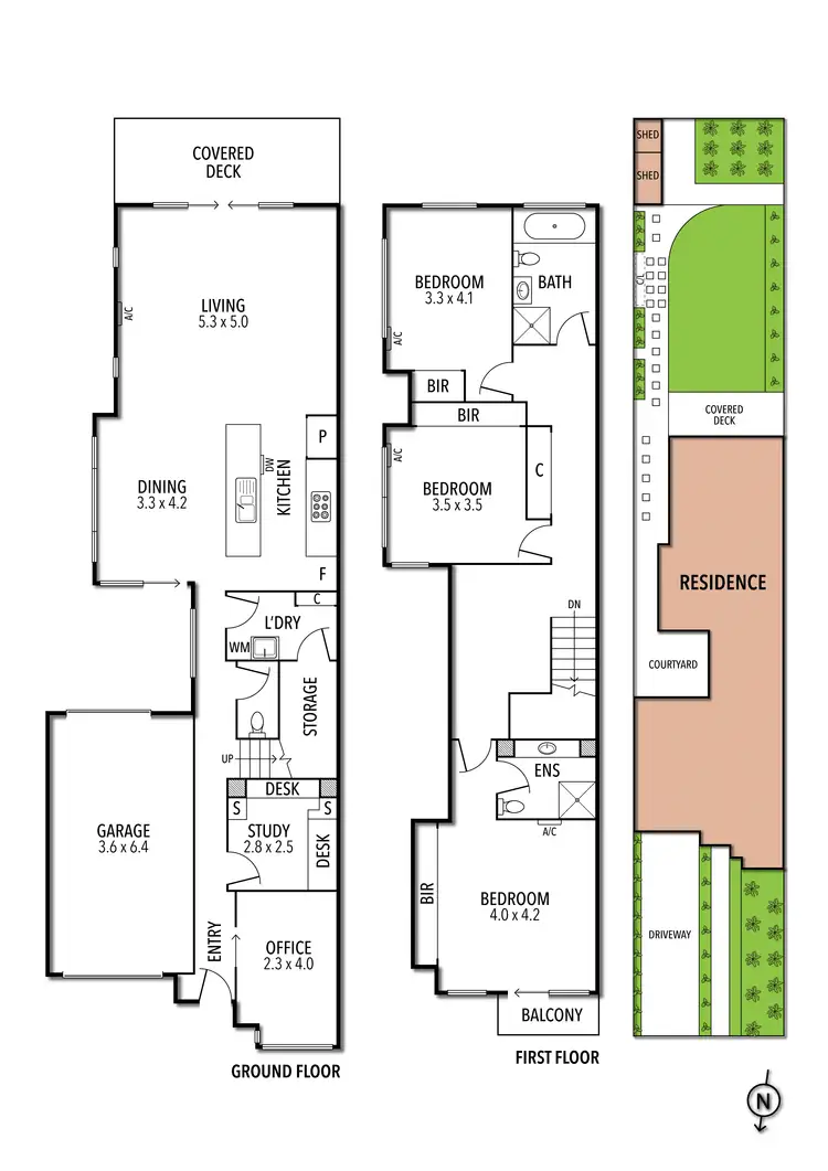 Floorplan of Homely house listing, 2/3 Macedon Street, Maribyrnong VIC 3032