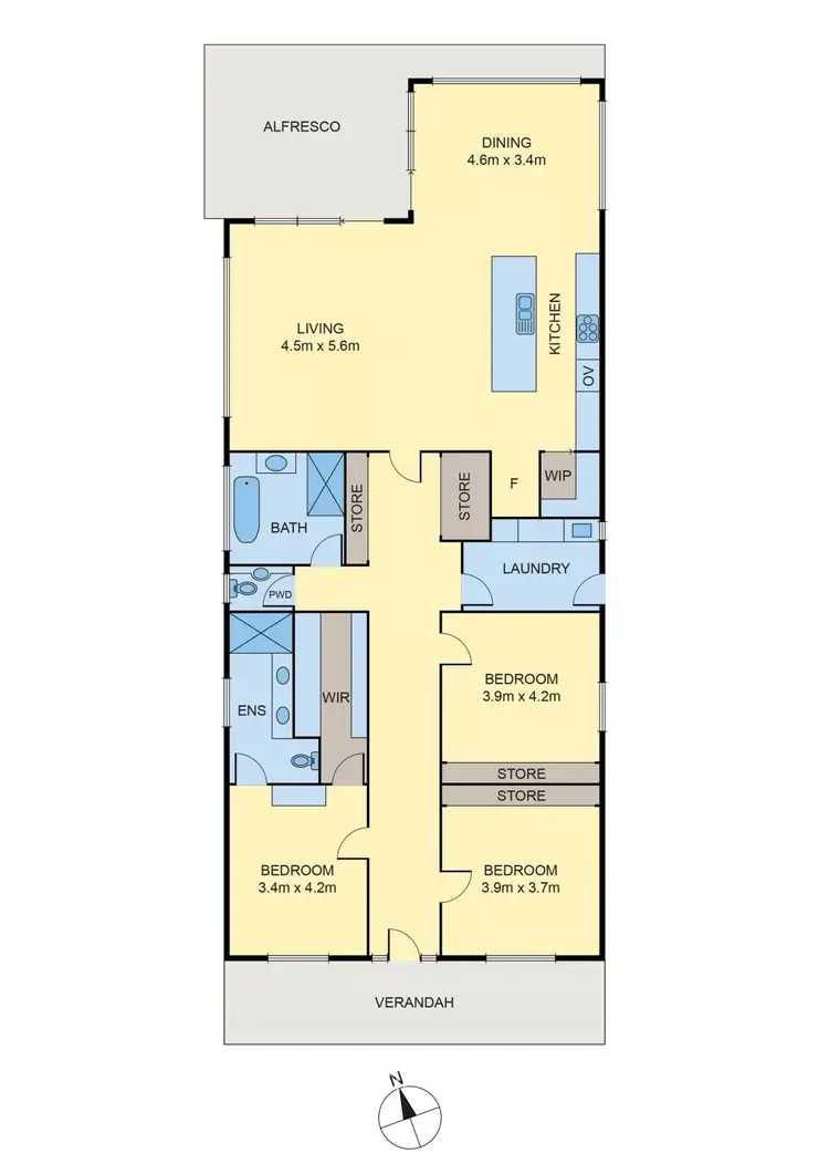 Floorplan of Homely house listing, 40 Davies Street, Newport VIC 3015