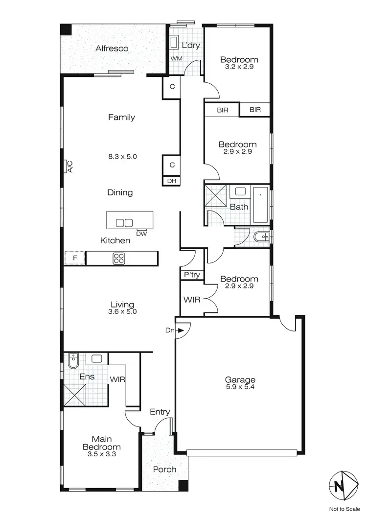 Floorplan of Homely house listing, 41 Yorkdale Boulevard, Winter Valley VIC 3358