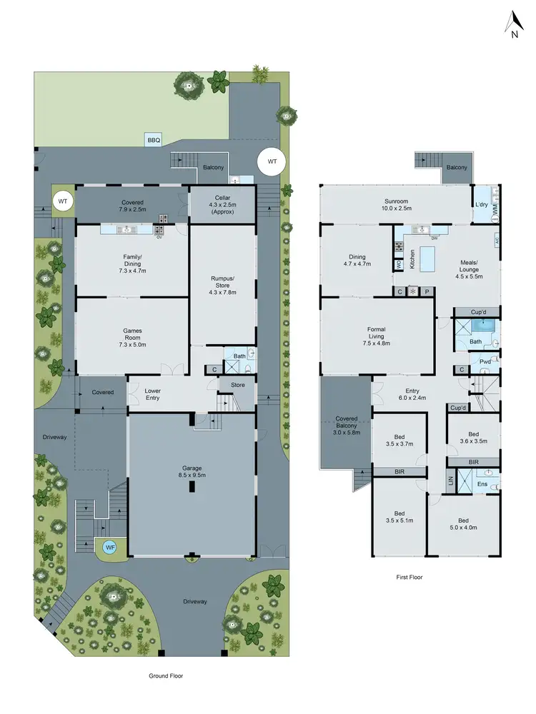 Floorplan of Homely house listing, 1 Selby Street, Mount Waverley VIC 3149