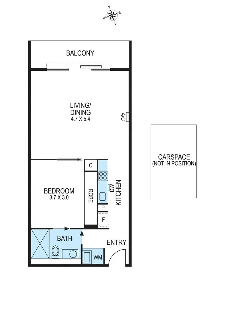 Floorplan of Homely apartment listing, 107/18-20 Etna Street, Glen Huntly VIC 3163