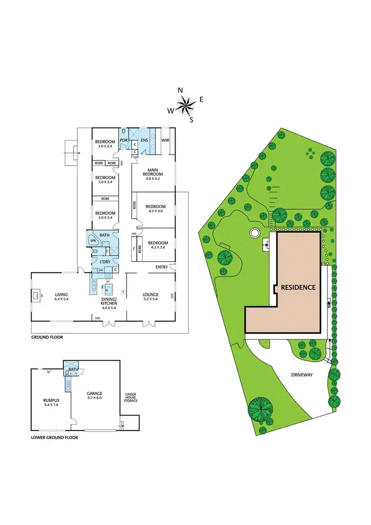 Floorplan of Homely house listing, 33 Cherry Tree Road, Hurstbridge VIC 3099