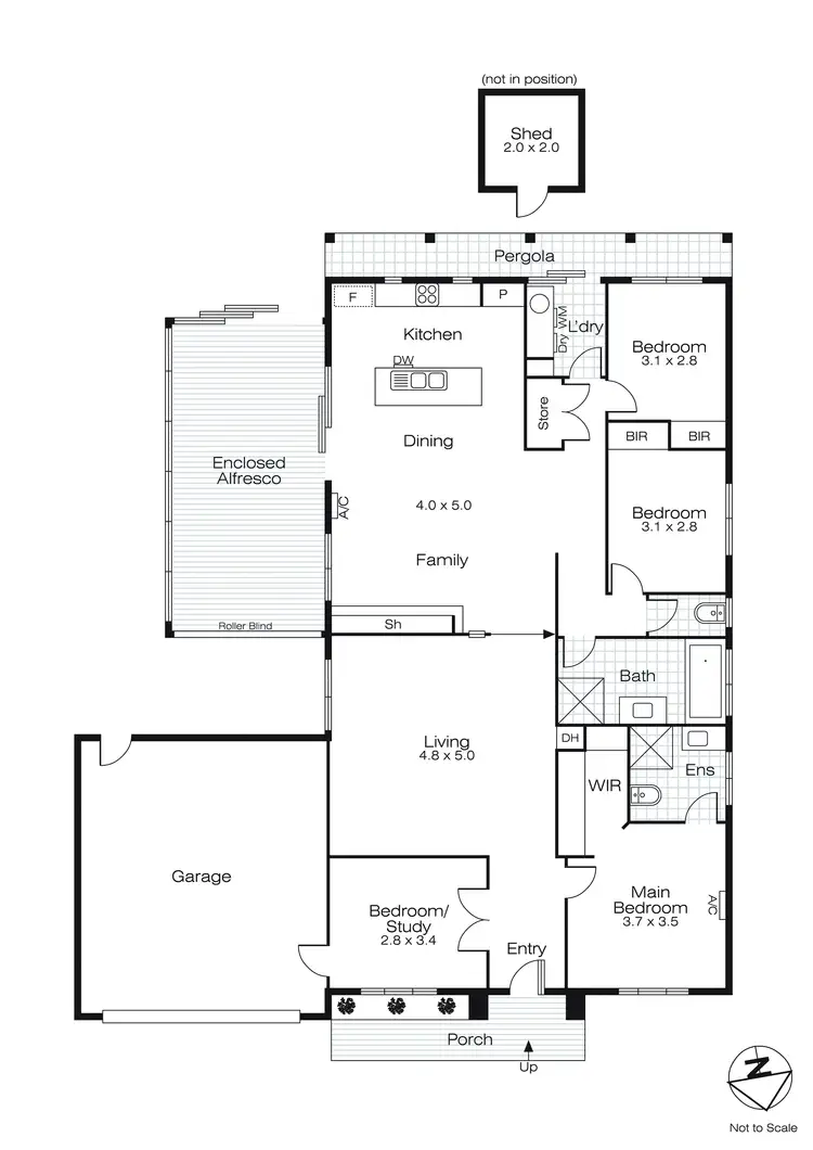 Floorplan of Homely house listing, 11 Selwyn Street, Miners Rest VIC 3352