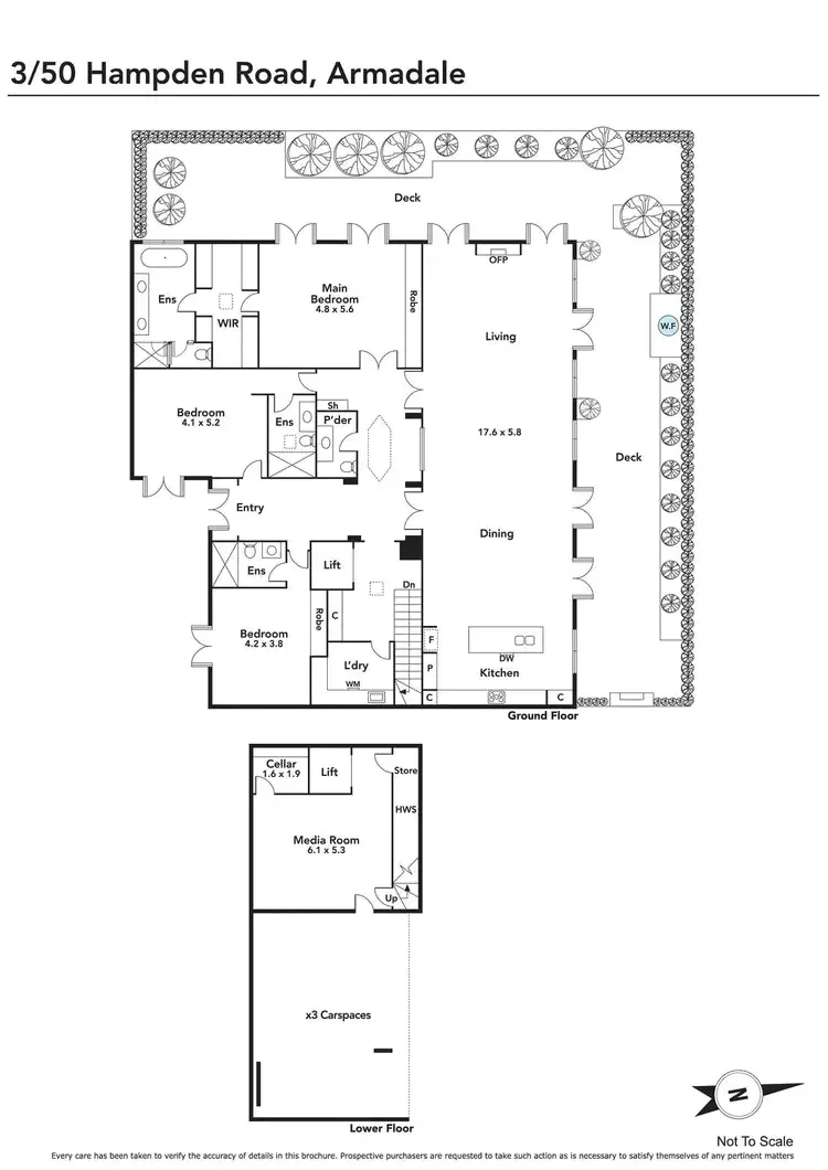 Floorplan of Homely house listing, 3/50 Hampden Road, Armadale VIC 3143