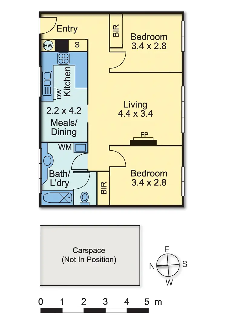 Floorplan of Homely apartment listing, 21/212 The Avenue, Parkville VIC 3052