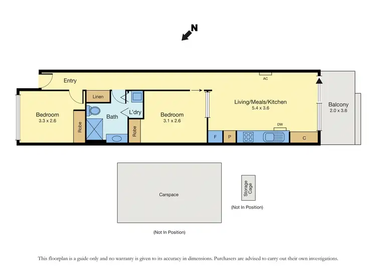 Floorplan of Homely apartment listing, 103A/168 Victoria Road, Northcote VIC 3070