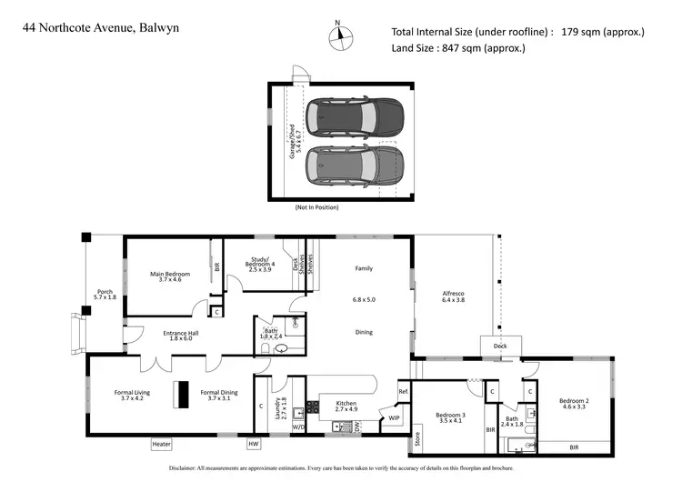 Floorplan of Homely house listing, 44 Northcote Avenue, Balwyn VIC 3103
