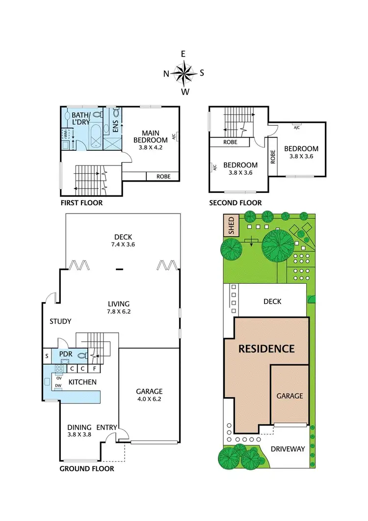 Floorplan of Homely house listing, 21 Rangeview Road, Diamond Creek VIC 3089