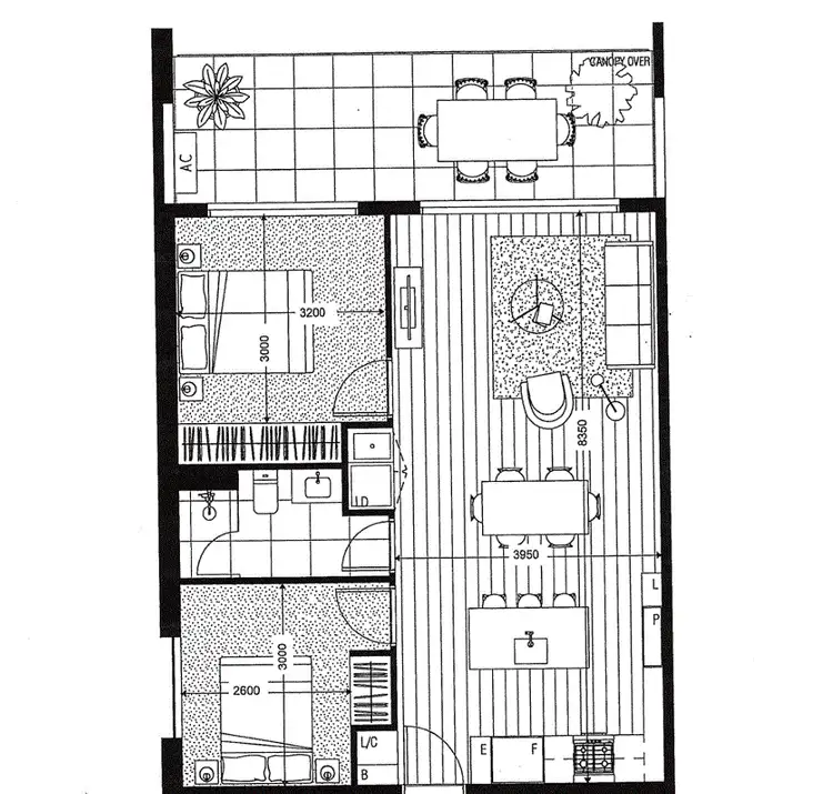 Floorplan of Homely unit listing, 217/216 Bay Road, Sandringham VIC 3191