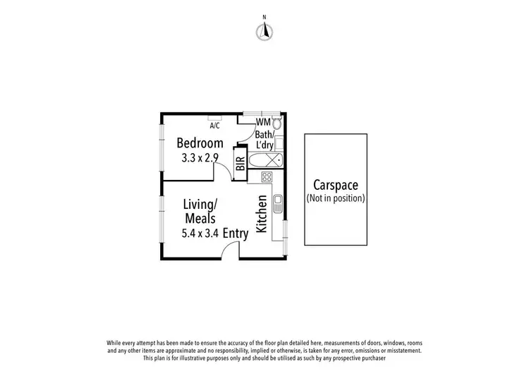 Floorplan of Homely apartment listing, 9/90 Yarralea Street, Alphington VIC 3078