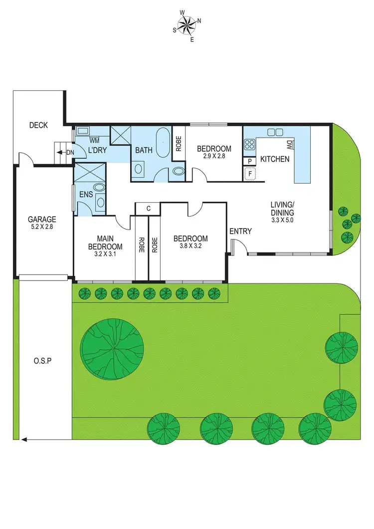 Floorplan of Homely unit listing, 1/9 Anderson Street, Caulfield VIC 3162
