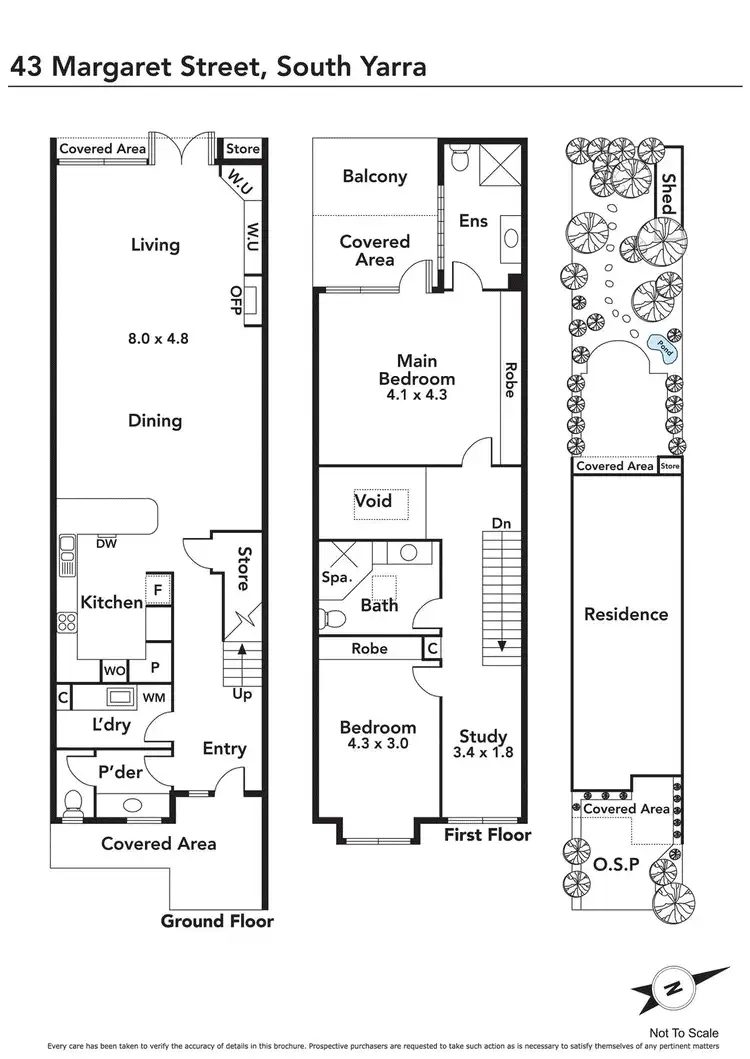 Floorplan of Homely house listing, 43 Margaret Street, South Yarra VIC 3141