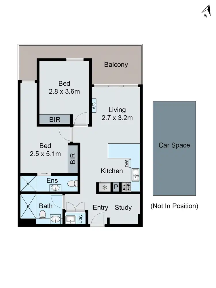 Floorplan of Homely apartment listing, 224/70 Batesford Road, Chadstone VIC 3148