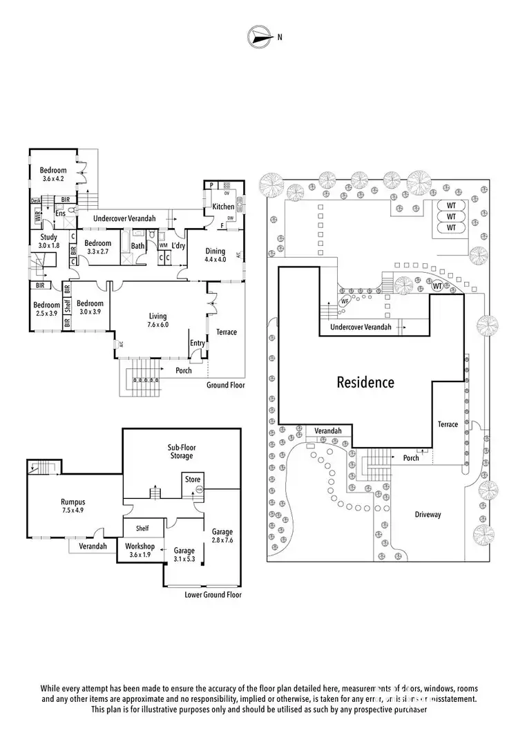 Floorplan of Homely house listing, 45 Martin Street, Heidelberg VIC 3084