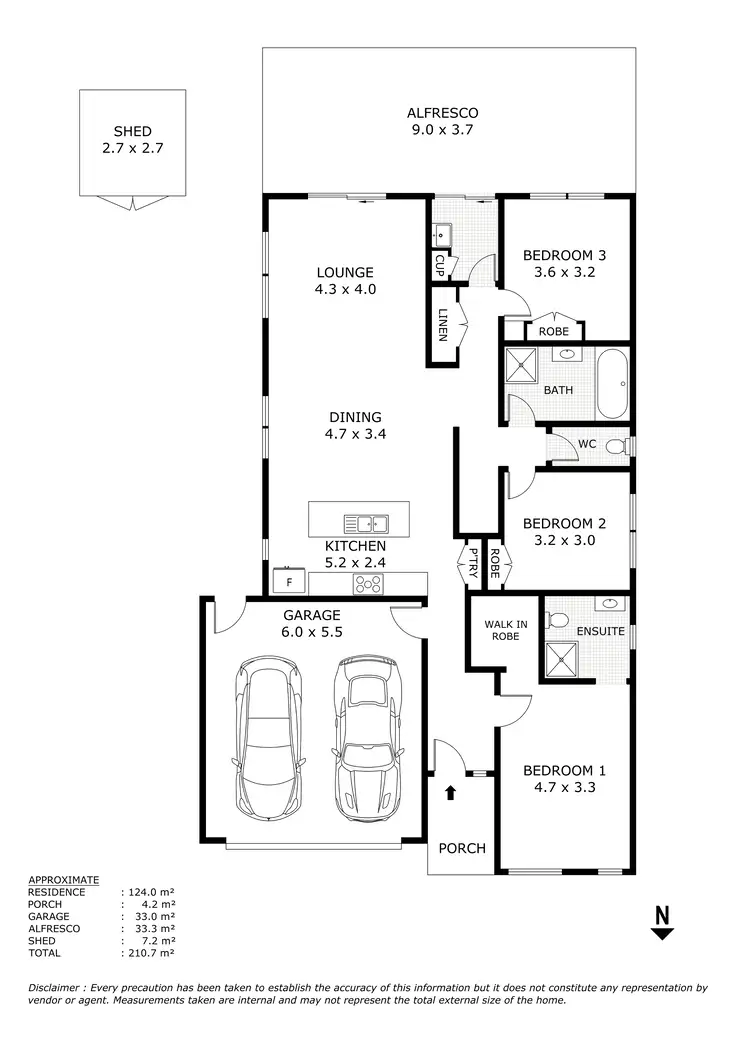 Floorplan of Homely house listing, 9 Viewhill Road, Kilmore VIC 3764