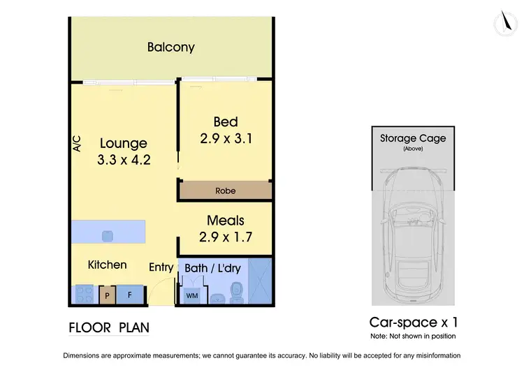 Floorplan of Homely apartment listing, 103/1 Westley Avenue, Ivanhoe VIC 3079