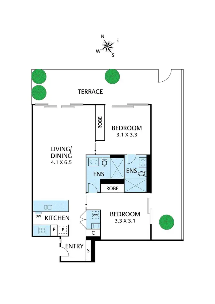 Floorplan of Homely apartment listing, G03/56 Myrtle Street, Ivanhoe VIC 3079