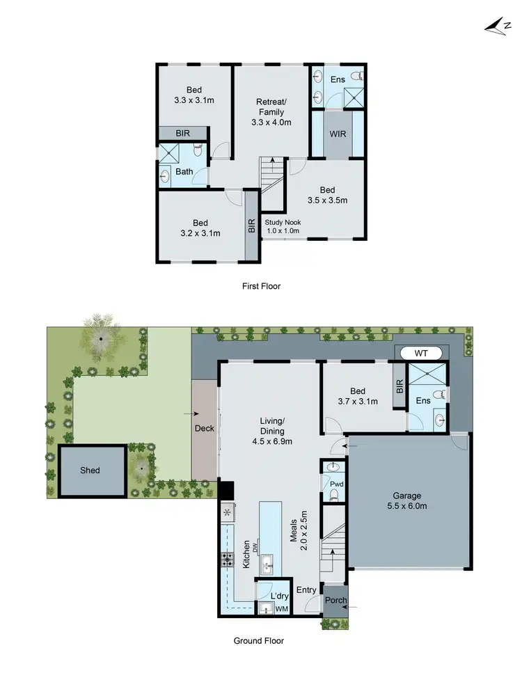 Floorplan of Homely townhouse listing, 4/37 Ashburn Grove, Ashburton VIC 3147
