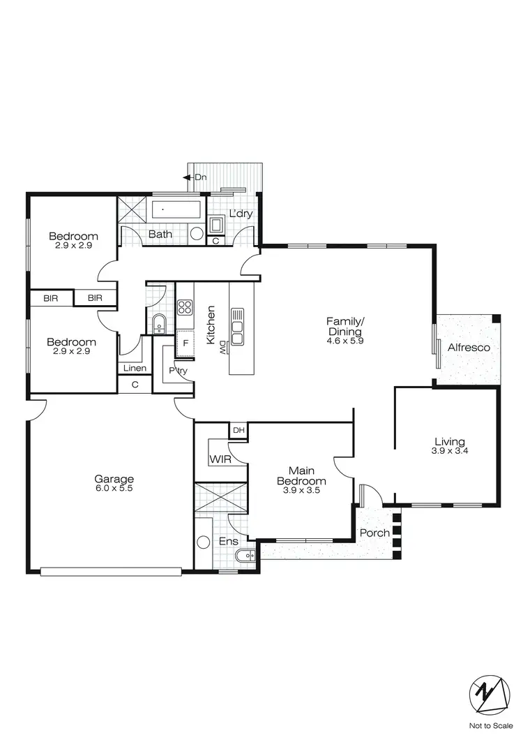 Floorplan of Homely house listing, 401 Haines Street, Nerrina VIC 3350