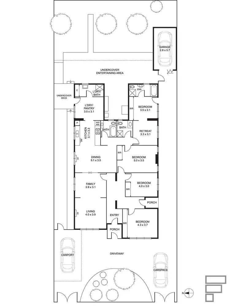 Floorplan of Homely house listing, 514 Kooyong Road, Caulfield South VIC 3162