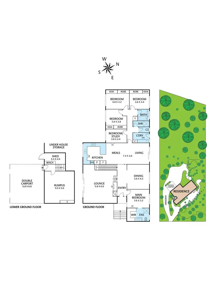 Floorplan of Homely house listing, 21 Eucalyptus Road, Eltham VIC 3095