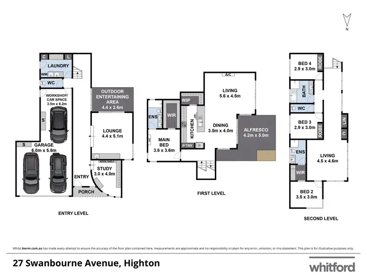 Floorplan of Homely house listing, 27 Swanbourne Avenue, Highton VIC 3216