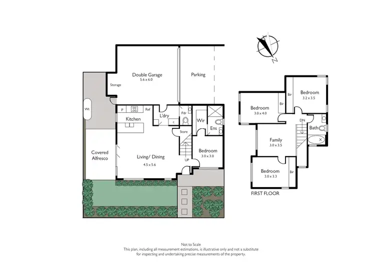 Floorplan of Homely townhouse listing, 2 Manson Lane, Mount Martha VIC 3934