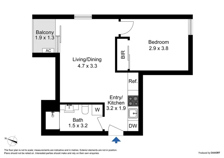 Floorplan of Homely apartment listing, 1207/151 City Road, Southbank VIC 3006
