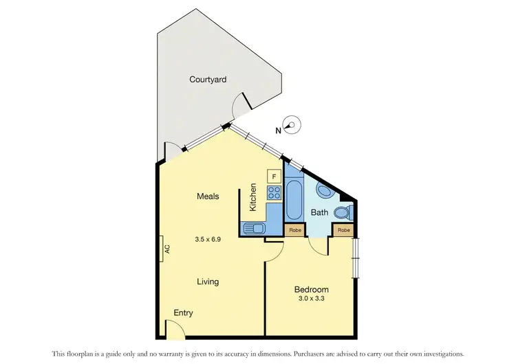 Floorplan of Homely apartment listing, 2/103 Liardet Street, Port Melbourne VIC 3207