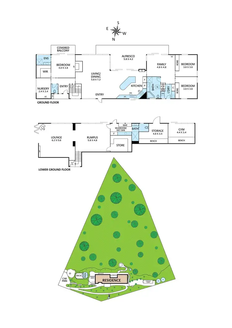 Floorplan of Homely house listing, 15 Pigeon Bank Road, North Warrandyte VIC 3113