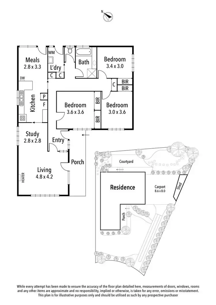 Floorplan of Homely house listing, 20 Wirrabara Court, Yallambie VIC 3085