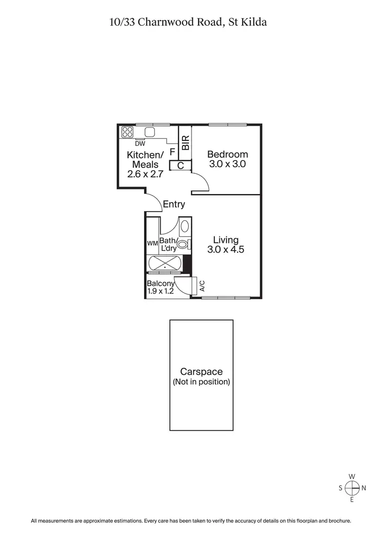 Floorplan of Homely apartment listing, 10/33 Charnwood Road, St Kilda VIC 3182
