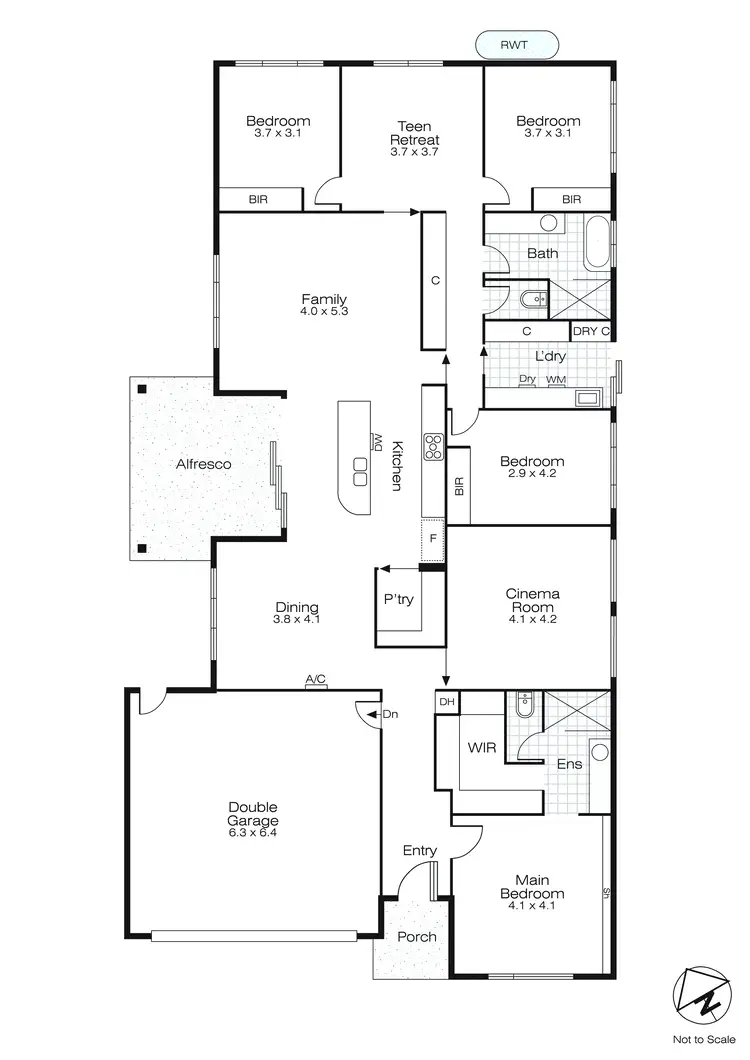 Floorplan of Homely house listing, 14 Jarvis Way, Lucas VIC 3350