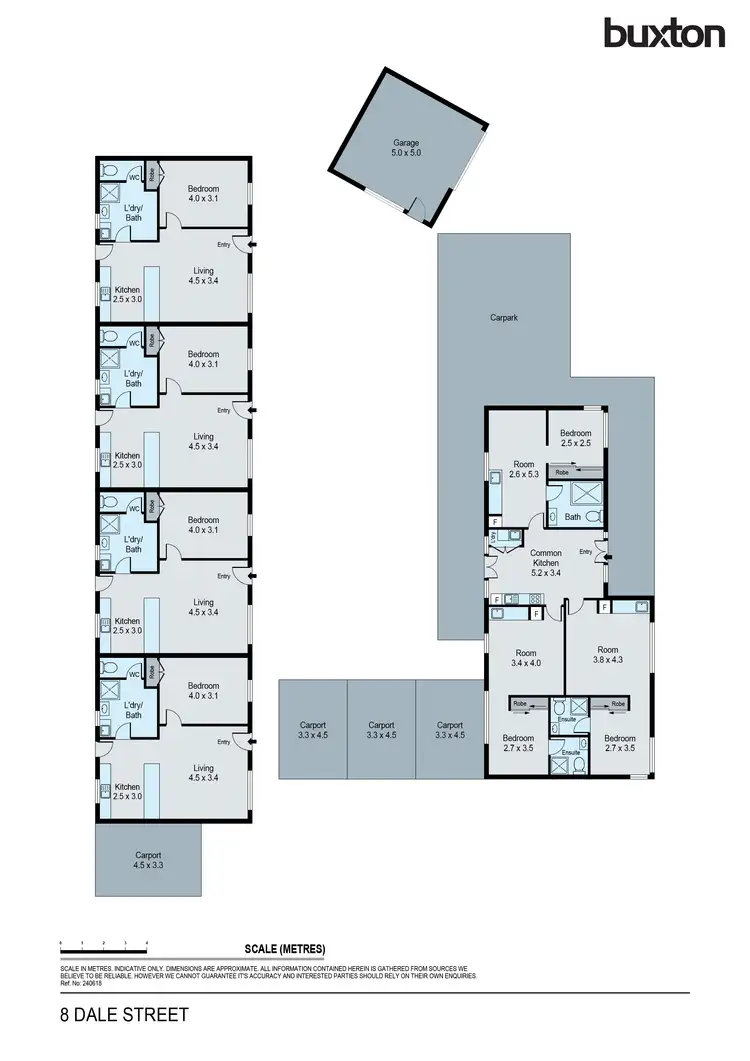 Floorplan of Homely block of units listing, 8 Dale Street, Kennington VIC 3550