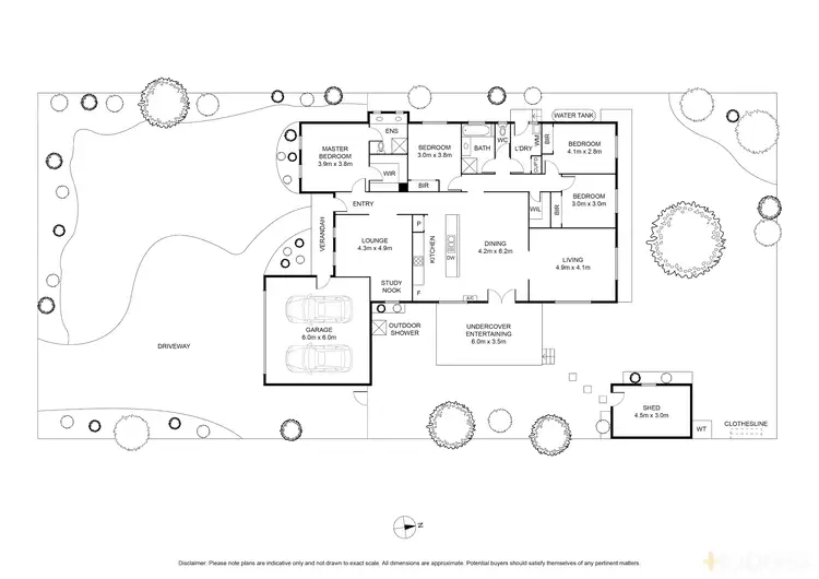 Floorplan of Homely house listing, 11 Orton Street, Ocean Grove VIC 3226