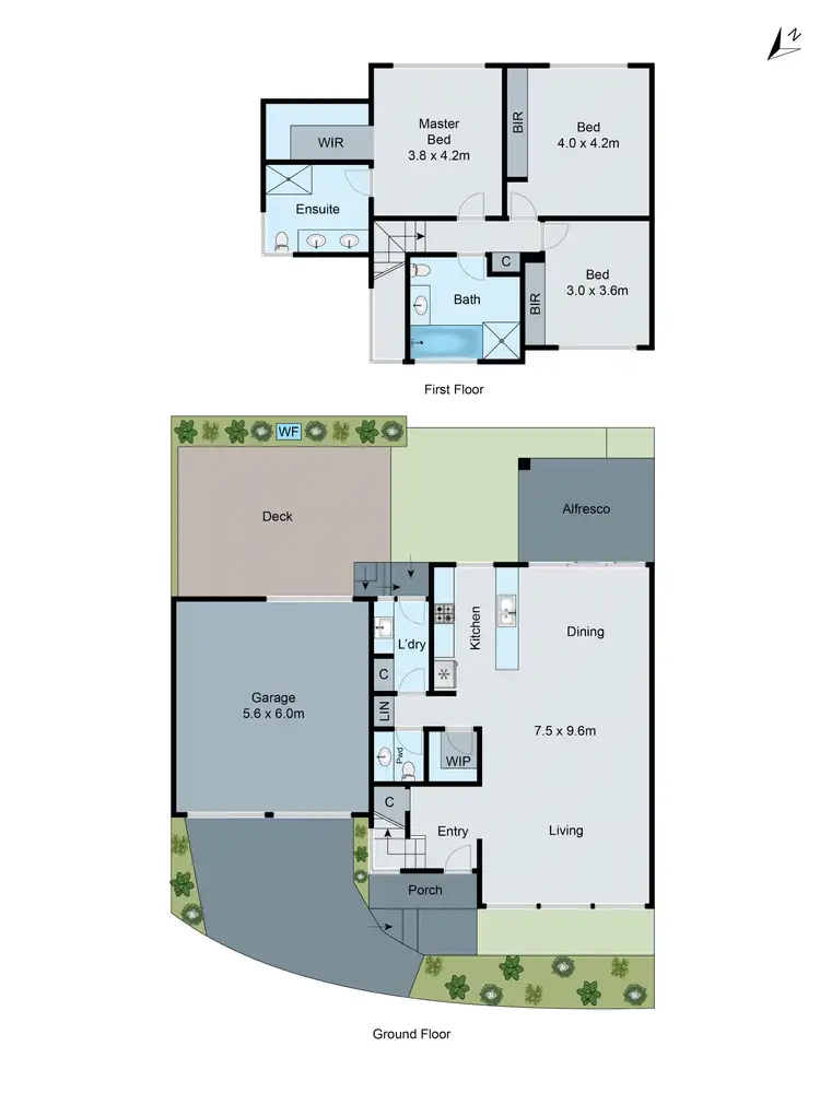 Floorplan of Homely house listing, 5 Byrd Court, Mount Waverley VIC 3149