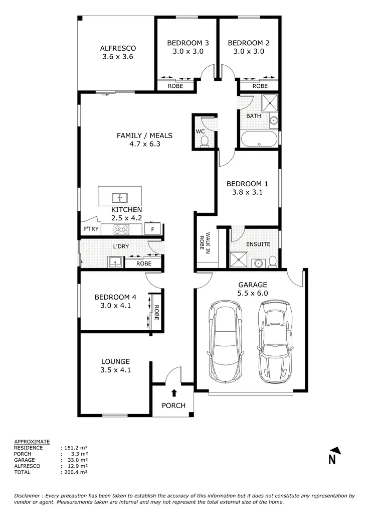 Floorplan of Homely house listing, 21 Vecchio Parkway, Wallan VIC 3756