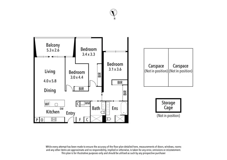 Floorplan of Homely apartment listing, 112b/173 The Boulevard, Ivanhoe East VIC 3079
