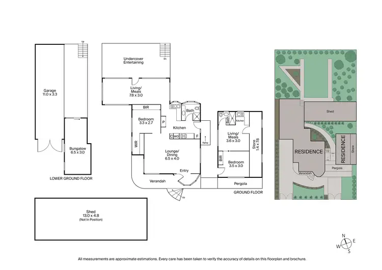 Floorplan of Homely house listing, 55 Orton Street, Ocean Grove VIC 3226