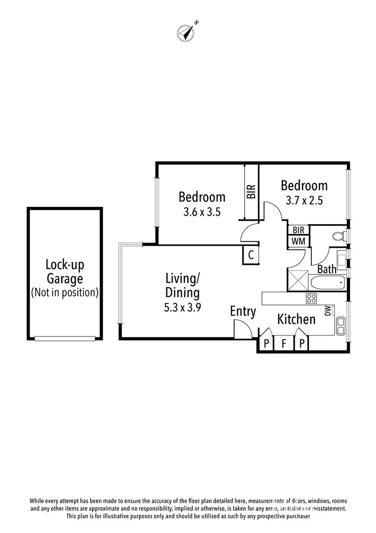 Floorplan of Homely apartment listing, 2/105 Locksley Road, Ivanhoe VIC 3079