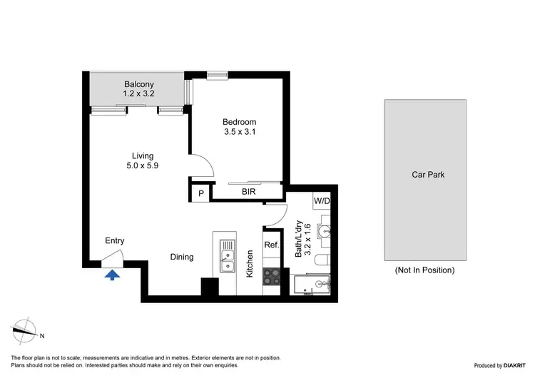 Floorplan of Homely apartment listing, 102/668 Bourke Street, Melbourne VIC 3000
