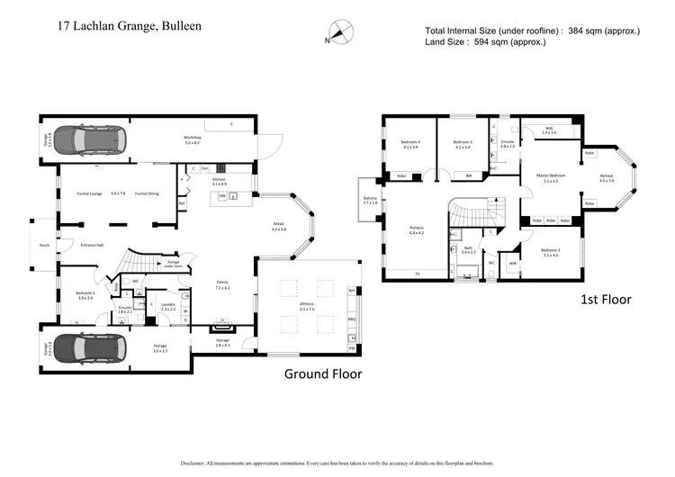 Floorplan of Homely house listing, 17 Lachlan Grange, Bulleen VIC 3105