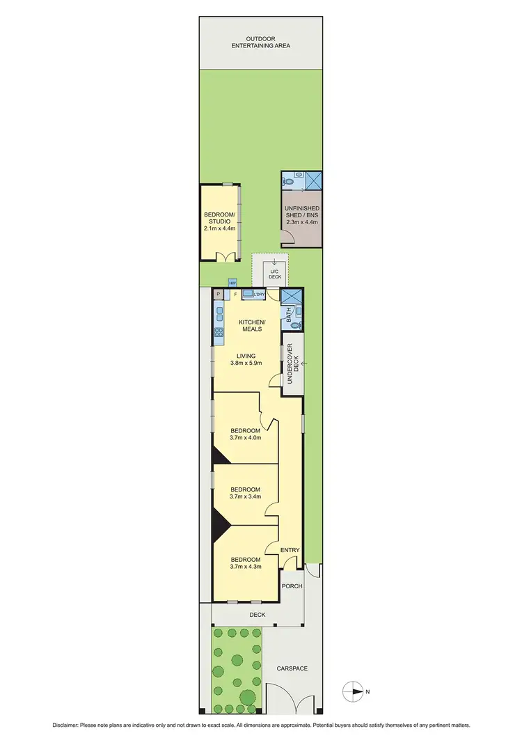 Floorplan of Homely house listing, 63 Grantham Street, Brunswick West VIC 3055