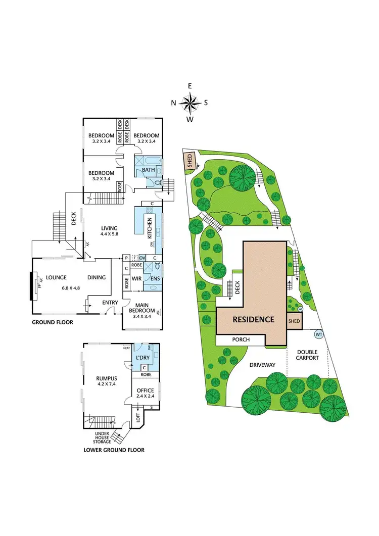 Floorplan of Homely house listing, 16 Enfield Street, Eltham VIC 3095