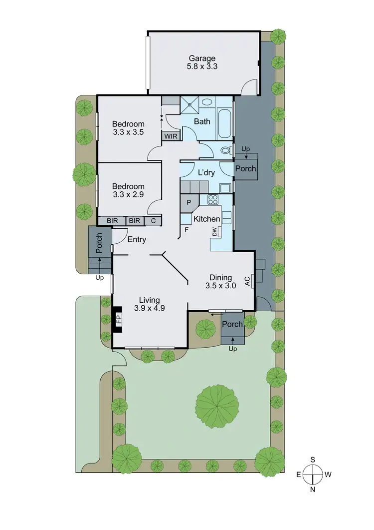 Floorplan of Homely unit listing, 1/24 Leopold Street, Burwood VIC 3125