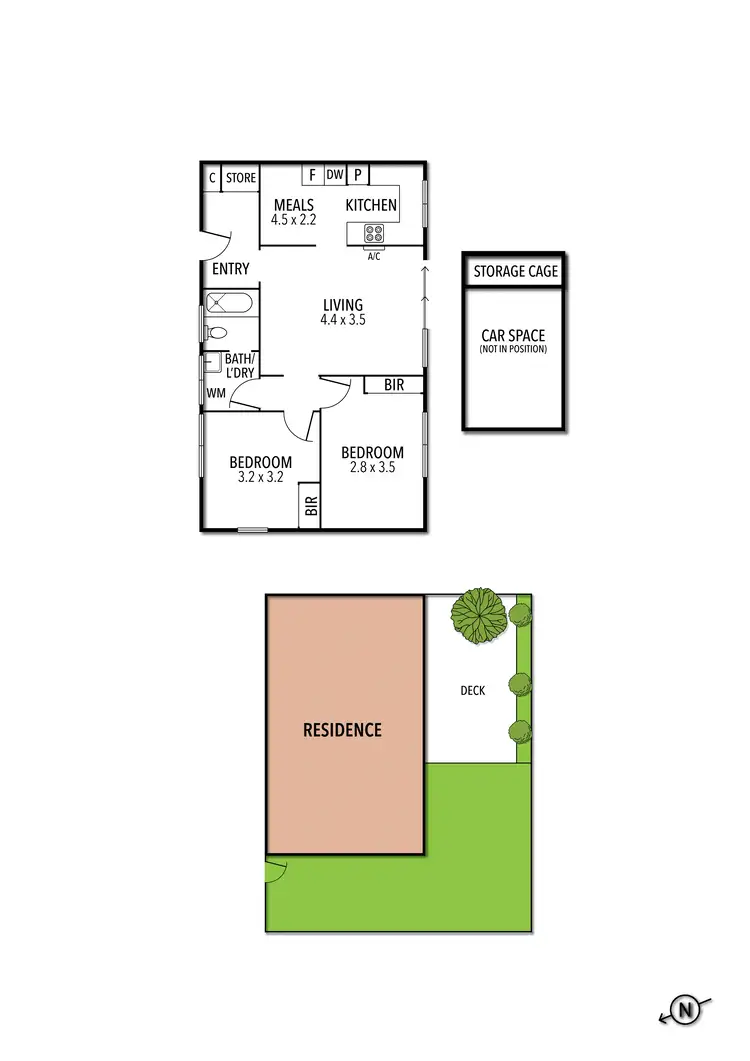 Floorplan of Homely apartment listing, 3/23 Baxter Street, Coburg VIC 3058