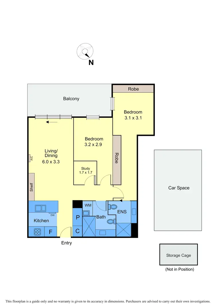 Floorplan of Homely apartment listing, 112D/55 Camberwell Road, Hawthorn East VIC 3123