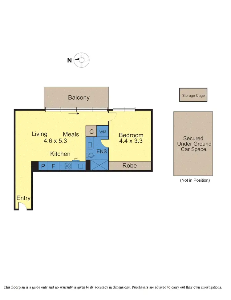 Floorplan of Homely apartment listing, 205/17 Rex Avenue, Alphington VIC 3078