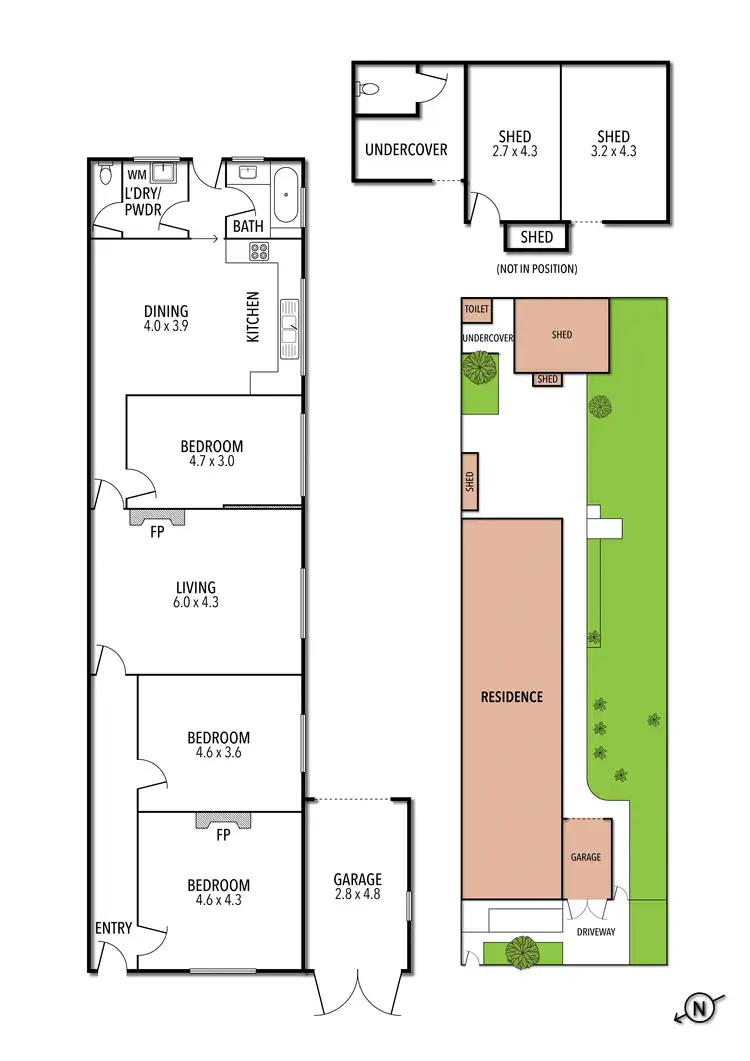 Floorplan of Homely house listing, 120 Brunswick Road, Brunswick VIC 3056